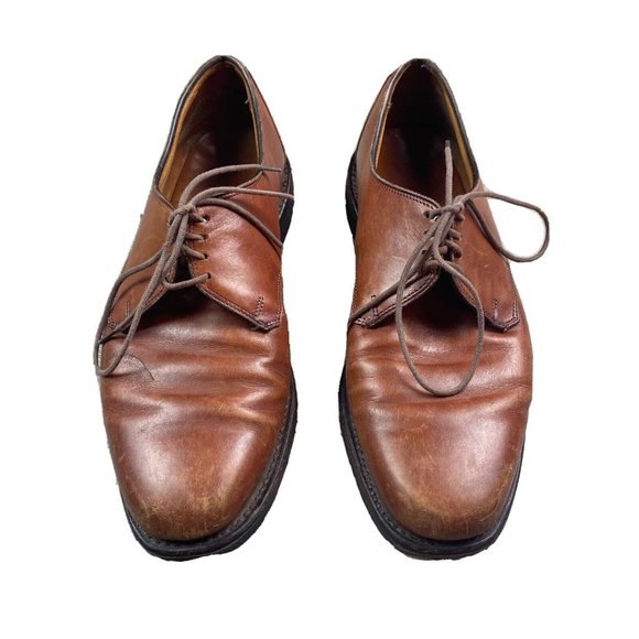 Allen Edmonds Leather Oxford Dress Shoes Mens Size 8.5 D Brown Rubber Sole Lace main image 8